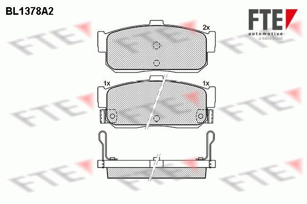 FTE BL1378A2: Bremseklodser