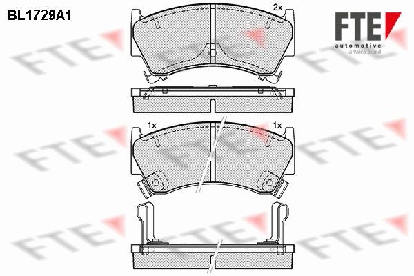 FTE BL1729A1: Bremseklodser