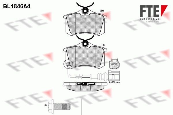 FTE BL1846A4 Bremsbeläge