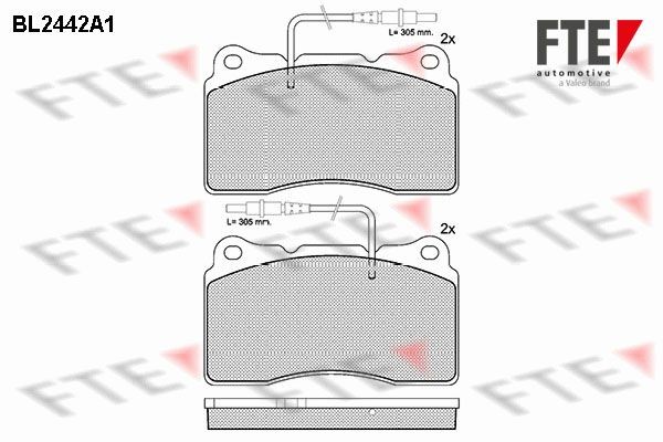 FTE BL2442A1: Remblokken