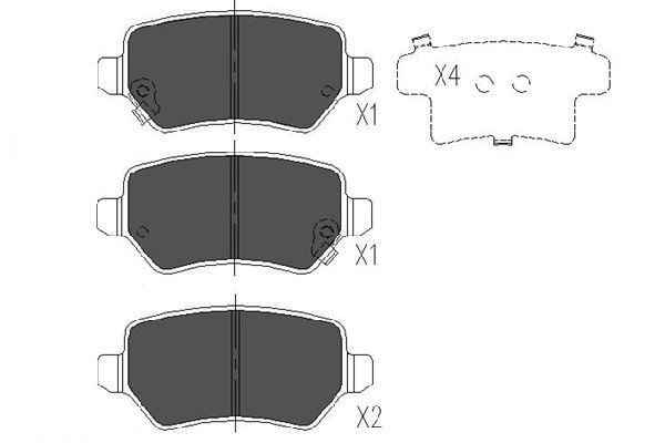 KAVO PARTS BP-4029: Bremžu kluči