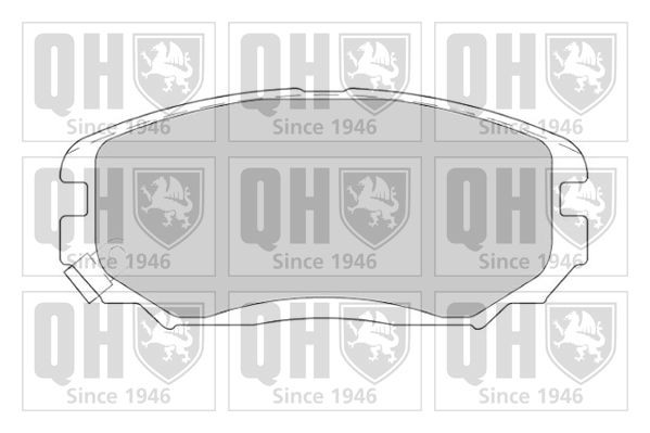 QUINTON HAZELL BP1686: Bromsbelägg