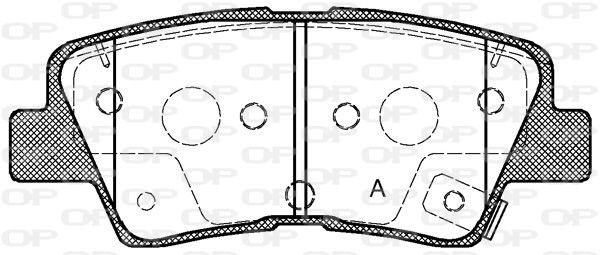 OPEN PARTS BPA1362.52: Bremžu kluči Aizmugurējais tilts