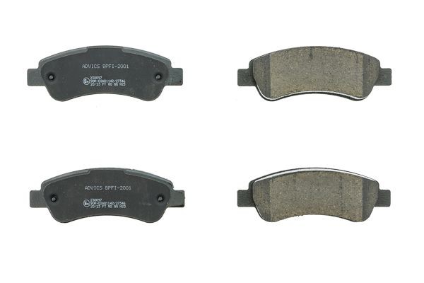 AISIN BPFI-2001: Plaquettes de frein Premium ADVICS by AISIN