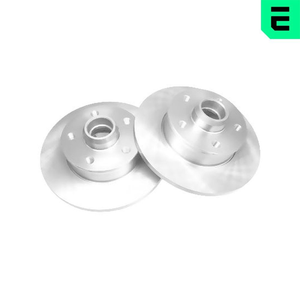 OPTIMAL BS-0250C: Remschijf Achteras, Ø: 226mm, volledig, Ø: 226mm, Gecoat