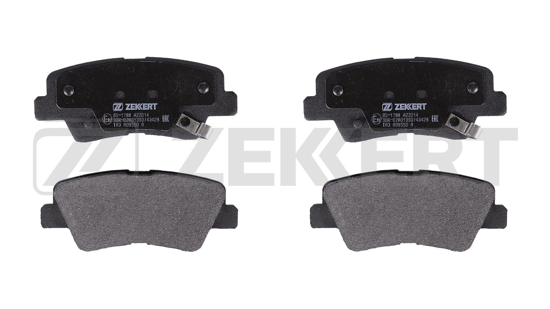 ZEKKERT BS-1788: Klocki hamulcowe Oś tylna