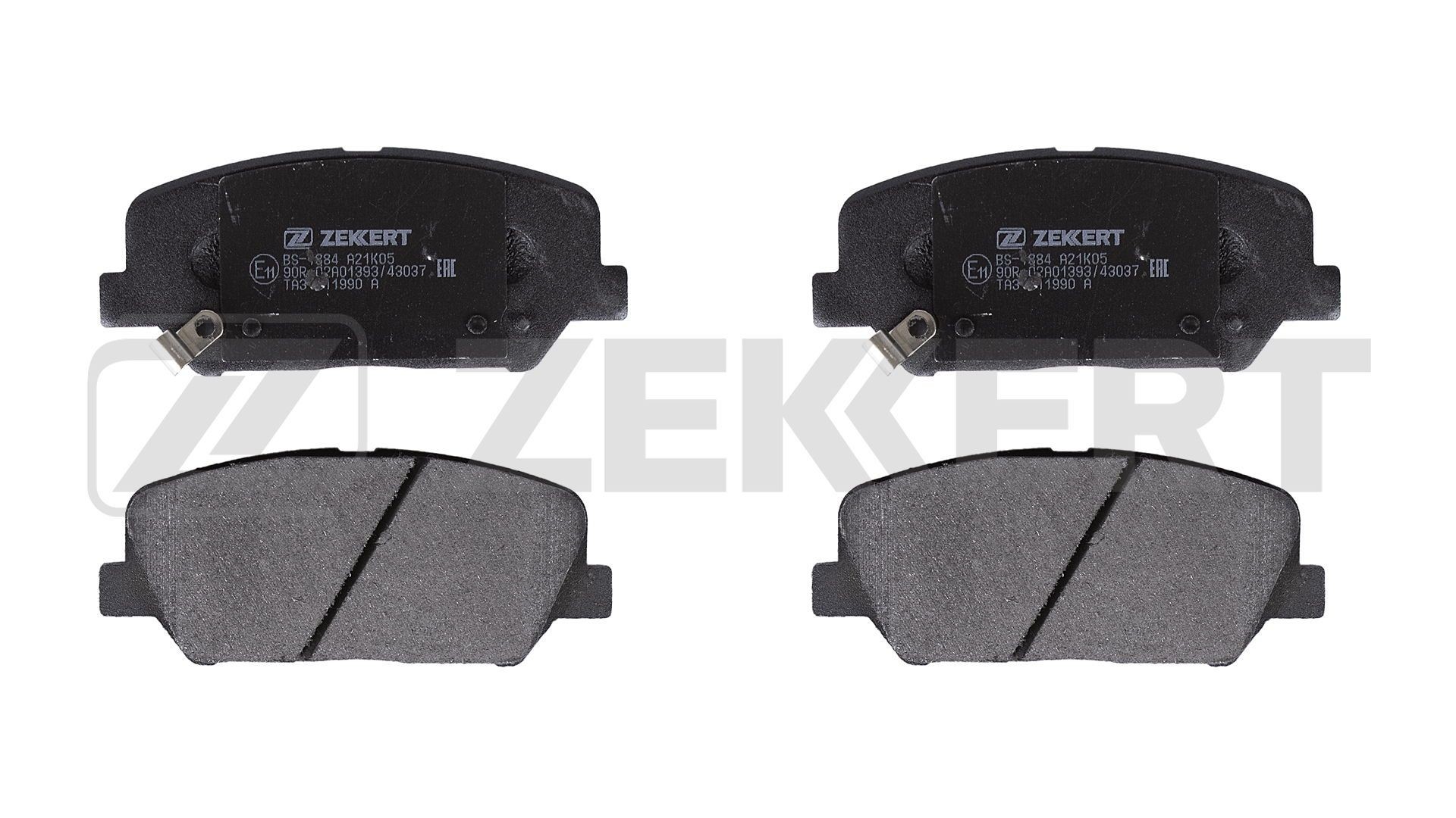 ZEKKERT BS-1884: Remblokken Vooras, Achteras