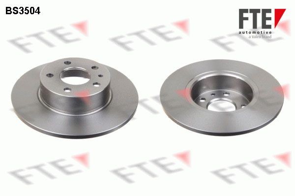 FTE BS3504: Bremsscheibe Ø: 251mm, voll, Ø: 251mm