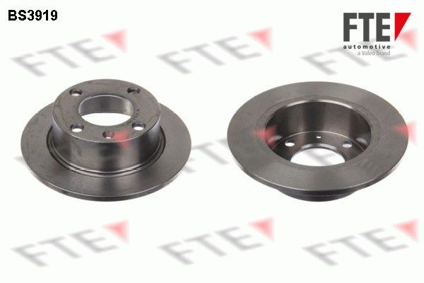 FTE BS3919: Remschijf Ø: 224mm, volledig, Ø: 224mm