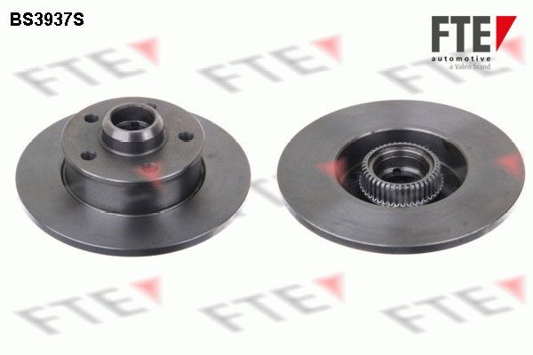 FTE BS3937S: Tarcza hamulcowa Ø: 226[mm], pełny, Ø: 226[mm], z pierścieniem nadajnika impulsów ABS