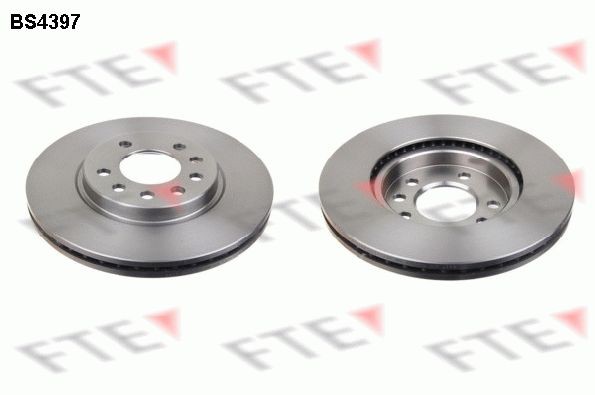 FTE BS4397: Disque de frein Ø: 284mm, ventilé de l'intérieur