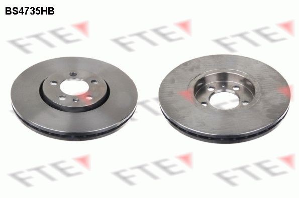 FTE BS4735HB: Δισκόπλακα Ø: 288mm, εσωτερικά αεριζόμενο, Ø: 288mm, με επίστρωση