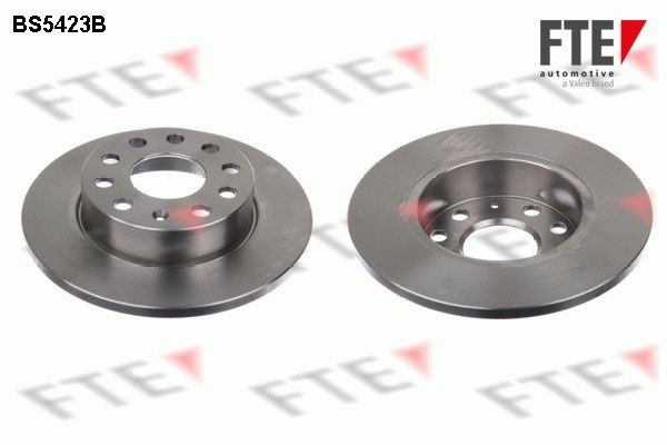 FTE BS5423B: Bromsskiva Ø: 256mm, full, Ø: 256mm, belagd