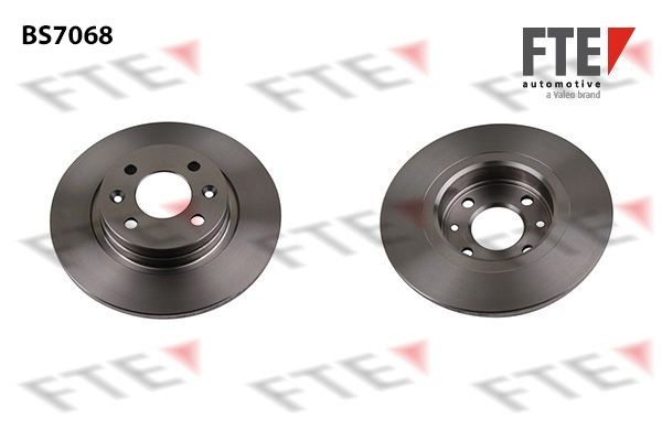 FTE BS7068: Bremsscheibe Ø: 259mm, voll, Ø: 259mm