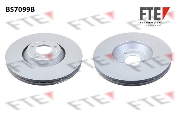 FTE BS7099B: Remschijf Ø: 330mm, interne ventilatie, Ø: 330mm, Gecoat