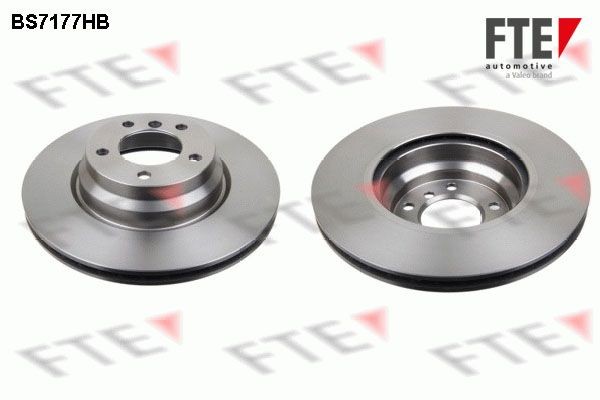 FTE BS7177HB: Bremžu diski Ø: 330mm, ar iekšējo ventilāciju, Ø: 330mm, pārklāts