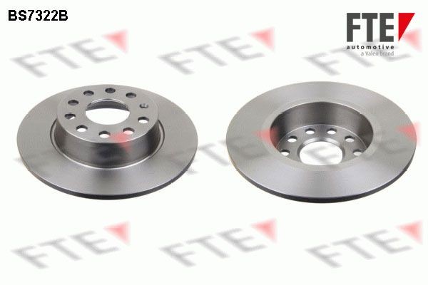 FTE BS7322B: Bremseskive Ø: 272mm, fuldstændigt, Ø: 272mm, coatet
