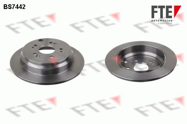 FTE BS7442: Disque de frein Ø: 302mm, plein, Ø: 302mm