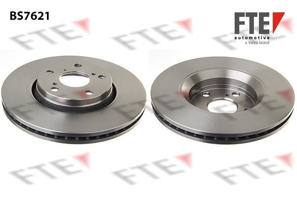 FTE BS7621: Bremseskive Ø: 295mm, indvendigt ventileret, Ø: 295mm