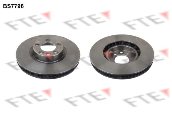 FTE BS7796: Bremžu diski Ø: 360mm, ar iekšējo ventilāciju, Ø: 360mm
