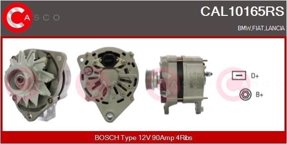 CASCO CAL10165RS: Alternator 90A, cu regulator integrat