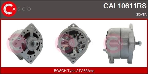 CASCO CAL10611RS: Alternator 65A, cu regulator integrat