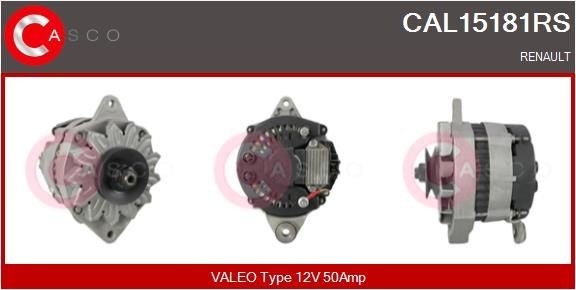 CASCO CAL15181RS: Generaator 50A, koos integreeritud seadistajaga