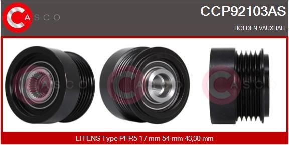 CASCO CCP92103AS: Polia, alternador