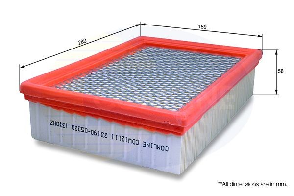 COMLINE CDW12111: Légszűrő