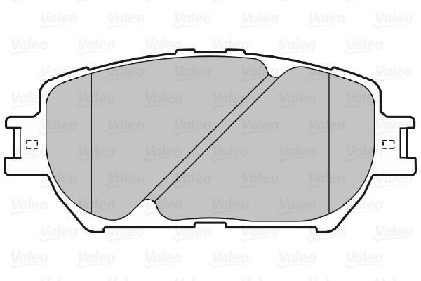 VALEO 598862: Fékbetét készlet, tárcsafék elsőtengely