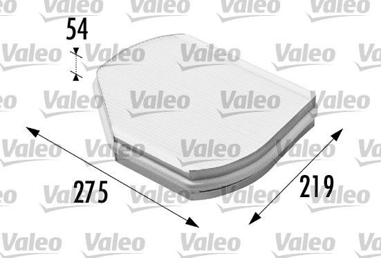 VALEO 698169: Filter vnútorného priestoru filter castic CLIMFILTER COMFORT