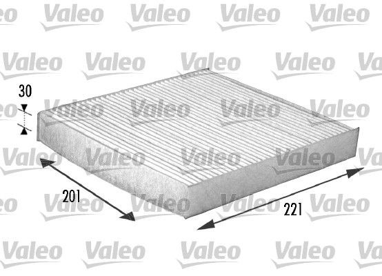 VALEO 698734: Filtro de habitáculo Filtro de partículas CLIMFILTER COMFORT