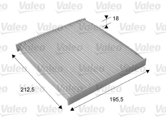VALEO 715689: Filtr, vzduch v interiéru filtr částic CLIMFILTER COMFORT