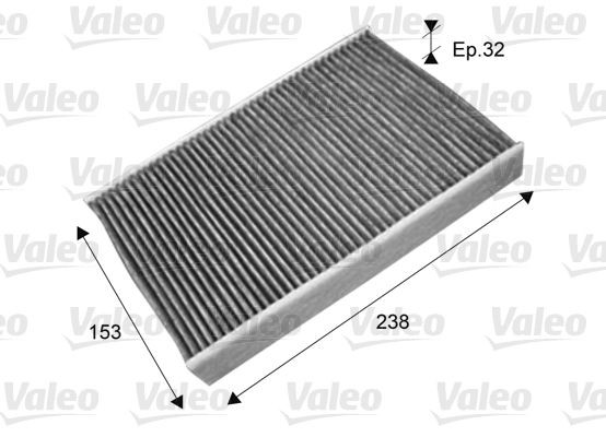 VALEO 715722: Filtro abitacolo Filtro al carbone attivo CLIMFILTER PROTECT