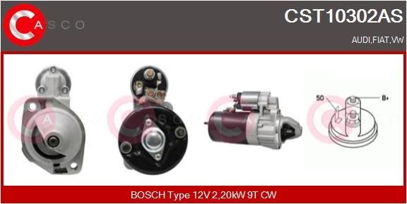 CASCO CST10302AS: Starter 2,20kW
