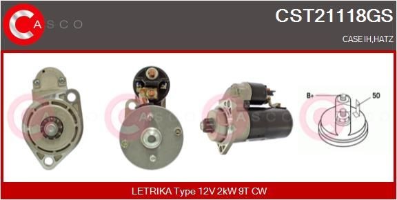 CASCO CST21118GS: Starter 2kW