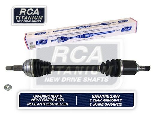 RCA FRANCE DA800AN: Aandrijfas Vooras links, 710mm