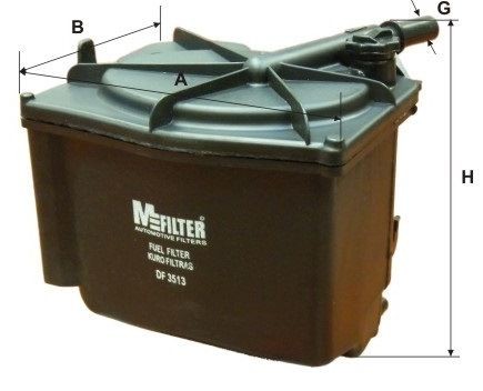 MFILTER DF 3513: Filtre à carburant