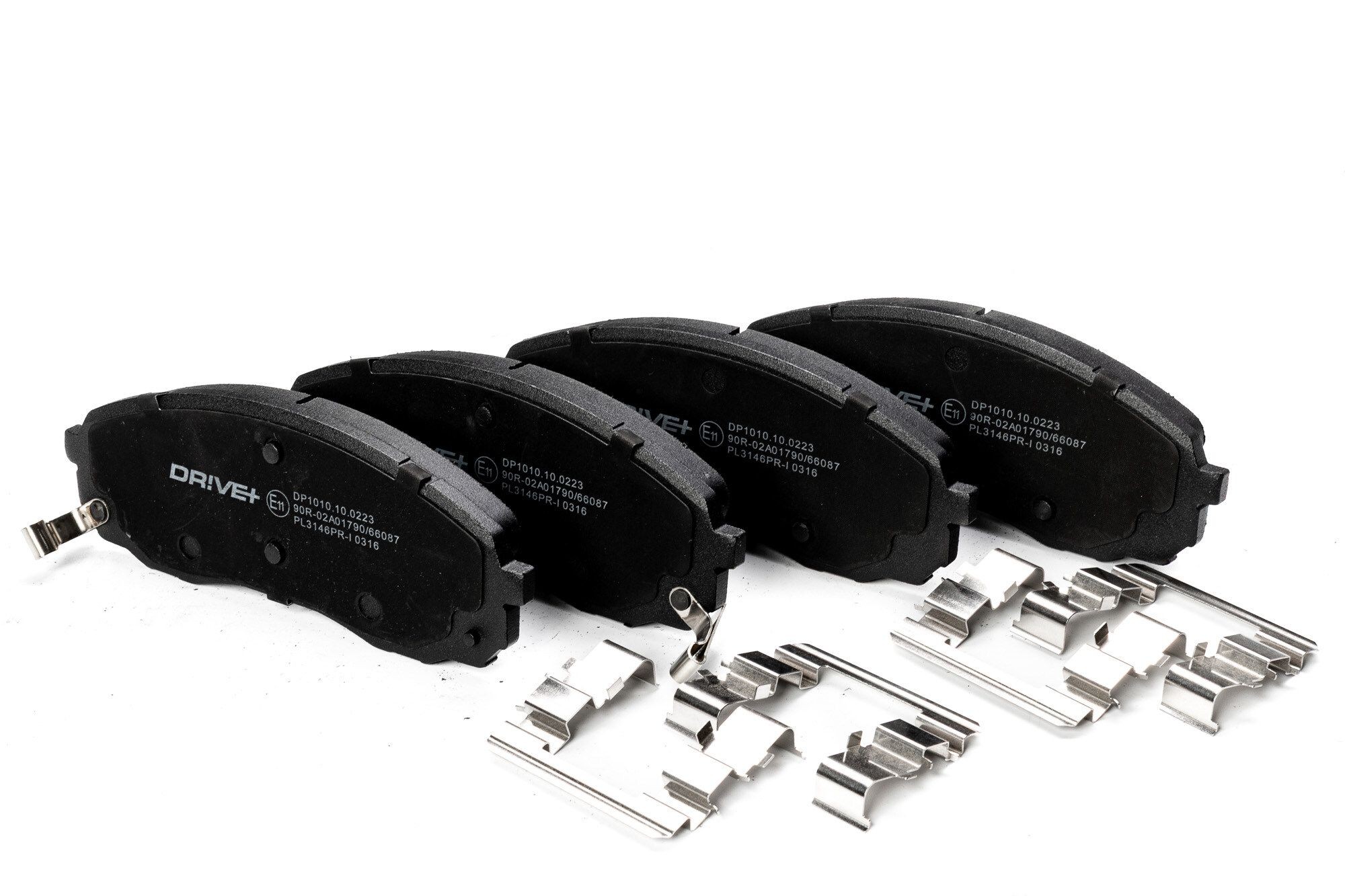 Dr!ve+ DP1010.10.0223: Bremseklodser foraksel, med klæbefolie