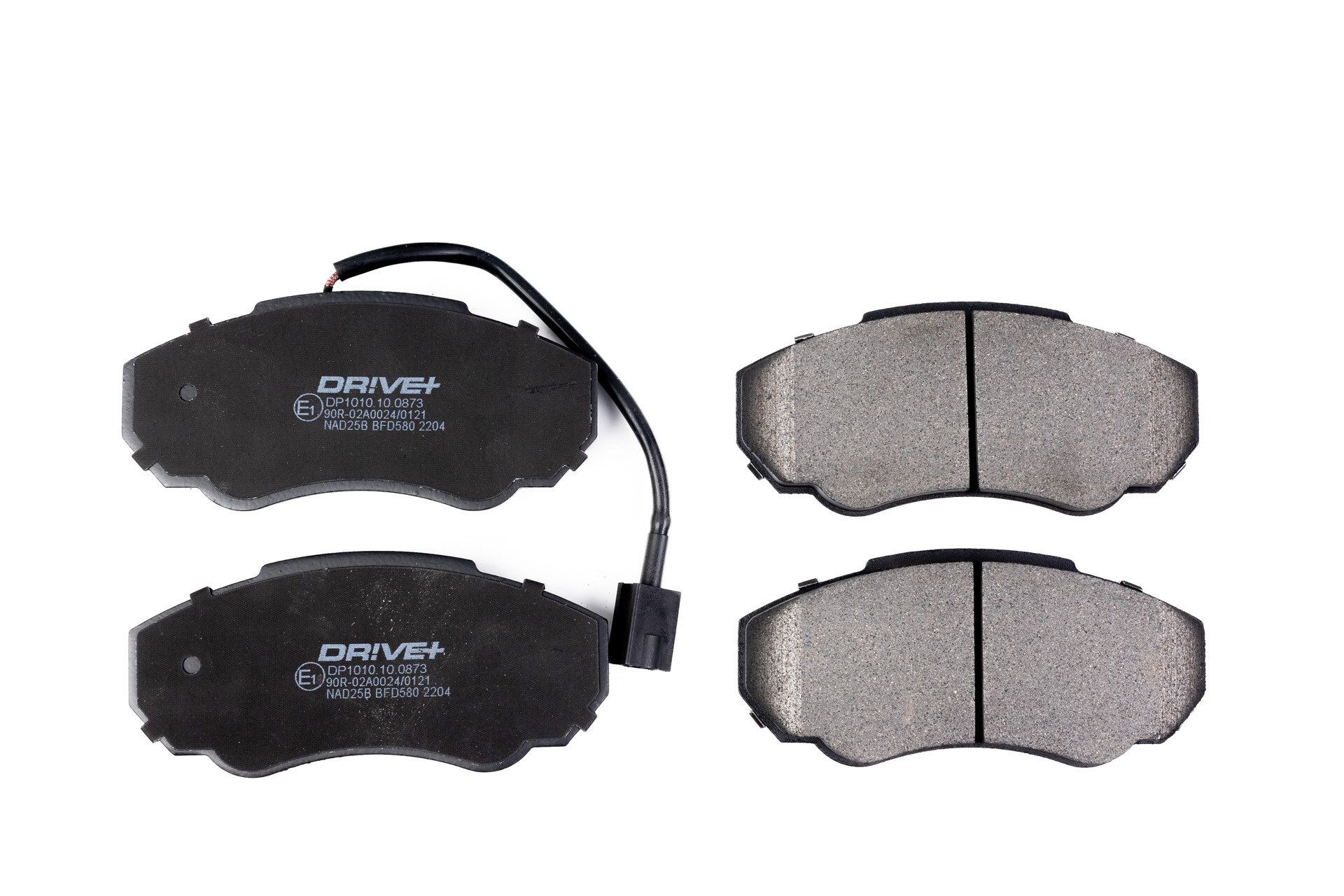 Dr!ve+ DP1010.10.0873: Plaquettes de frein Essieu avant, avec feuille collante