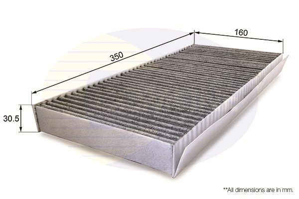 COMLINE EKF113A: Pollenfilter Aktivkulfilter