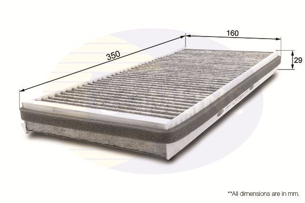COMLINE EKF114A: Pollenfilter Aktivkulfilter