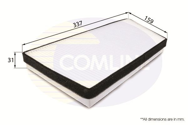 COMLINE EKF115: Filter, salongiõhk Tolmufilter