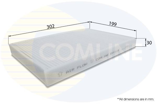 COMLINE EKF119: Filtro abitacolo Filtro antipolline