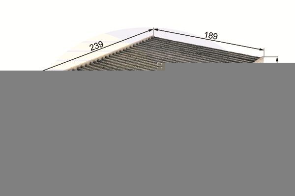 COMLINE EKF121A: Filter vnútorného priestoru Filter aktívneho uhlia