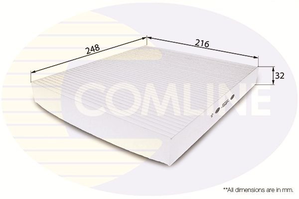 COMLINE EKF122: Filtro de habitáculo Filtro antipolen