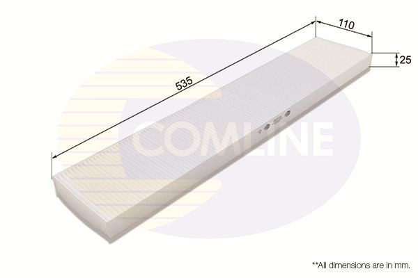 COMLINE EKF131: Filtro de habitáculo Filtro antipolen