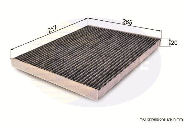 COMLINE EKF137A: Innenraumfilter Aktivkohlefilter
