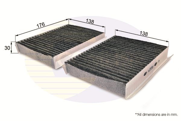 COMLINE EKF177A: Interieurfilter Carbon filter
