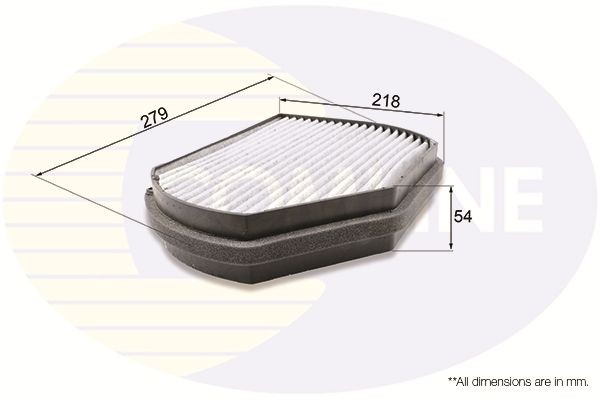 COMLINE EKF197A: Filtrs, Salona telpas gaiss Aktivētās ogles filtrs